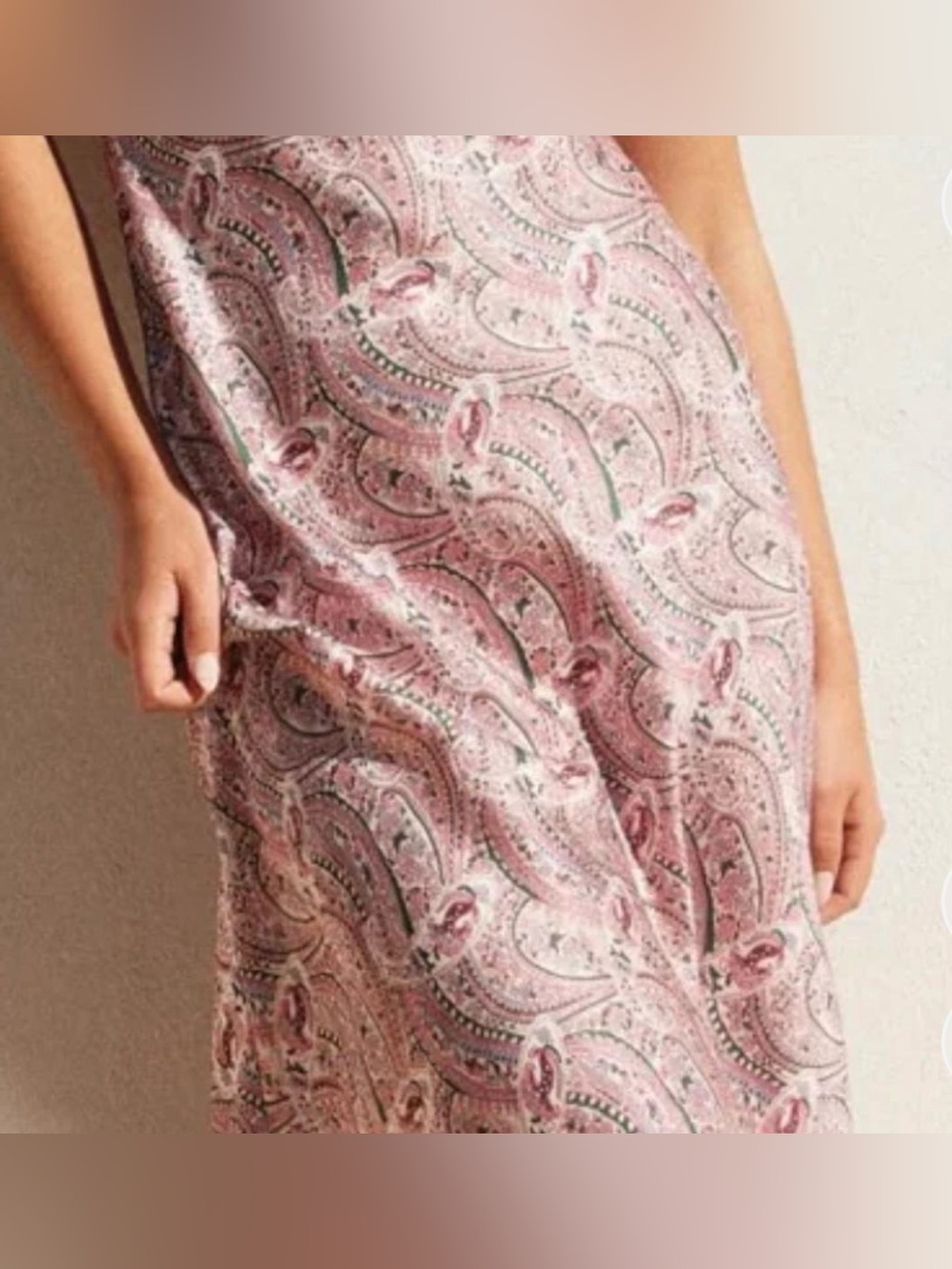 Dress Forum paisley silk spaghetti strap dress - Picture 5 of 6